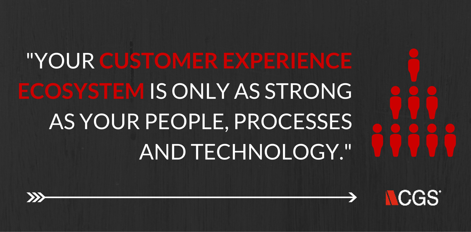 customer experience, customer experience ecosystem, ecosystem, CGS