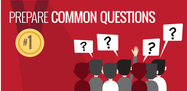 Gold Medal Service, Prepare Common Questions, Customer Service Center