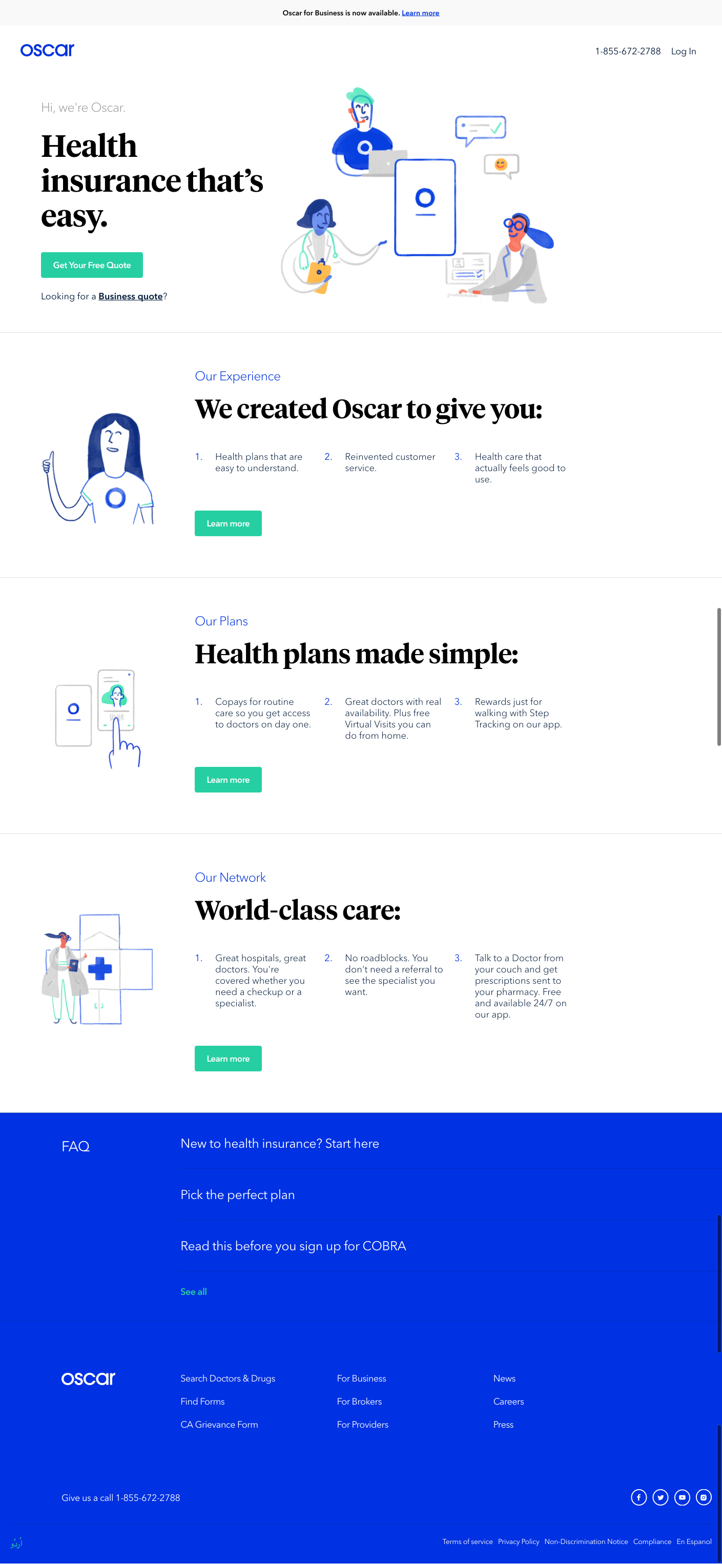 Oscar health insurance interface, health insurance technology, modern health insurance tech, 