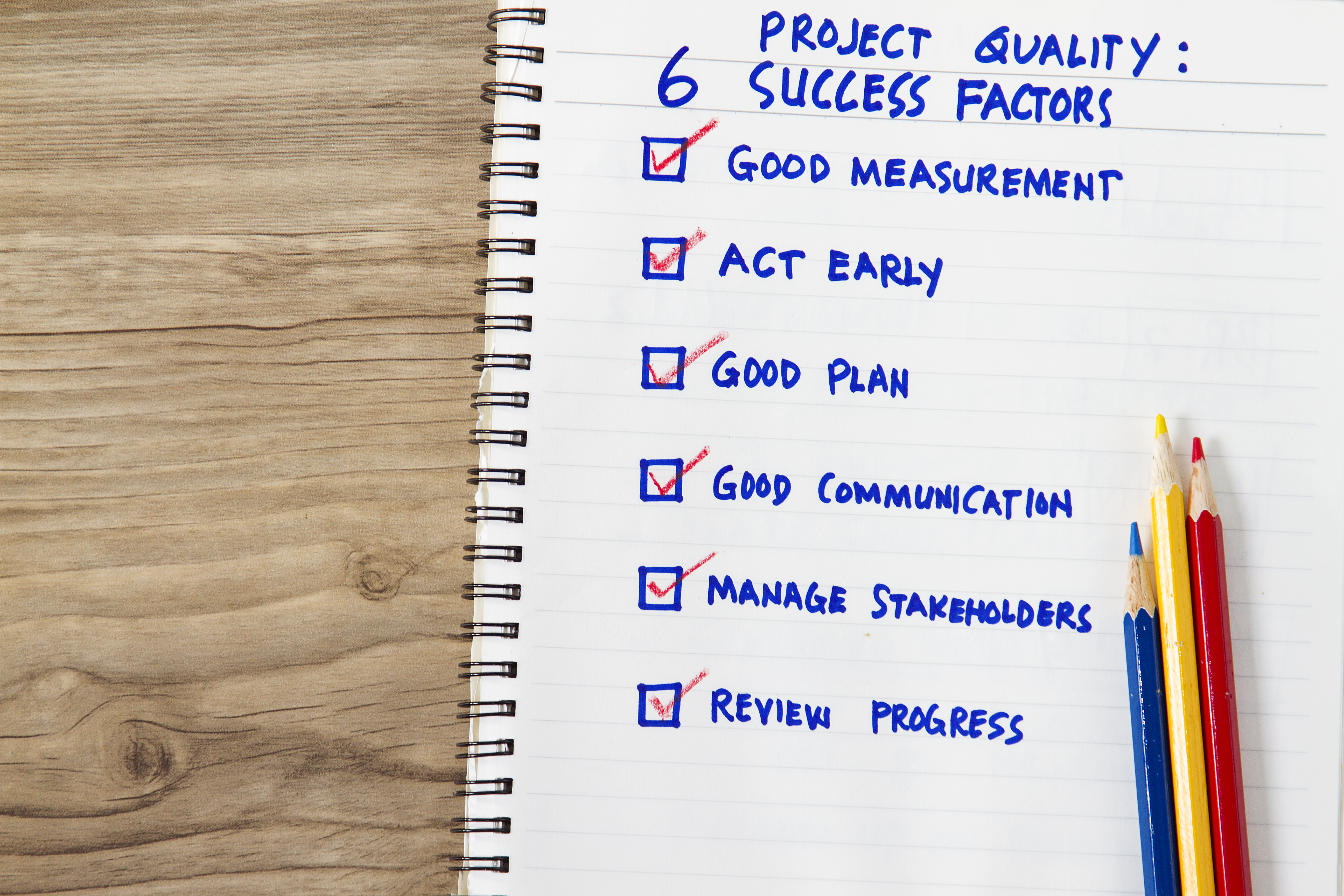 project quality success factors, project success, project goals, project planning