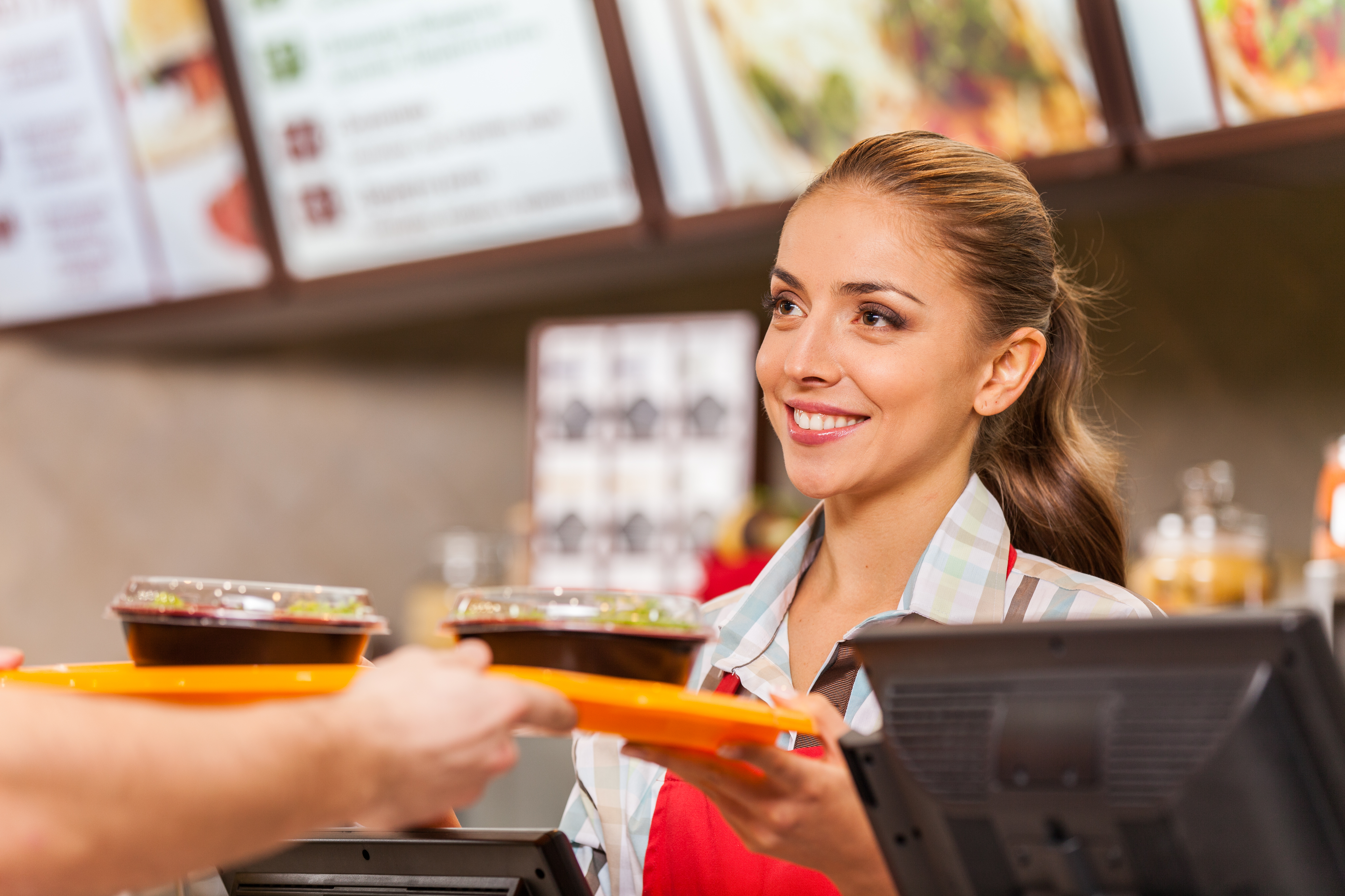 fast food service, customer service, fast food ordering, friendly service