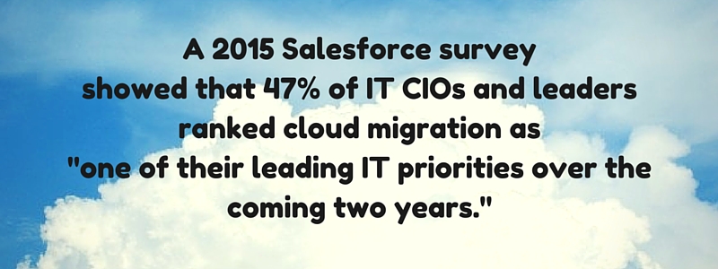 Cloud migration, IT CIOs