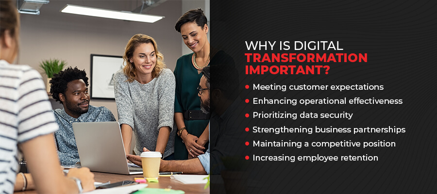 What Is Digital Transformation people in office meeting