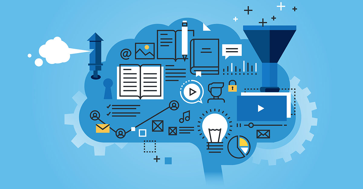 AI machine learning technology illustration