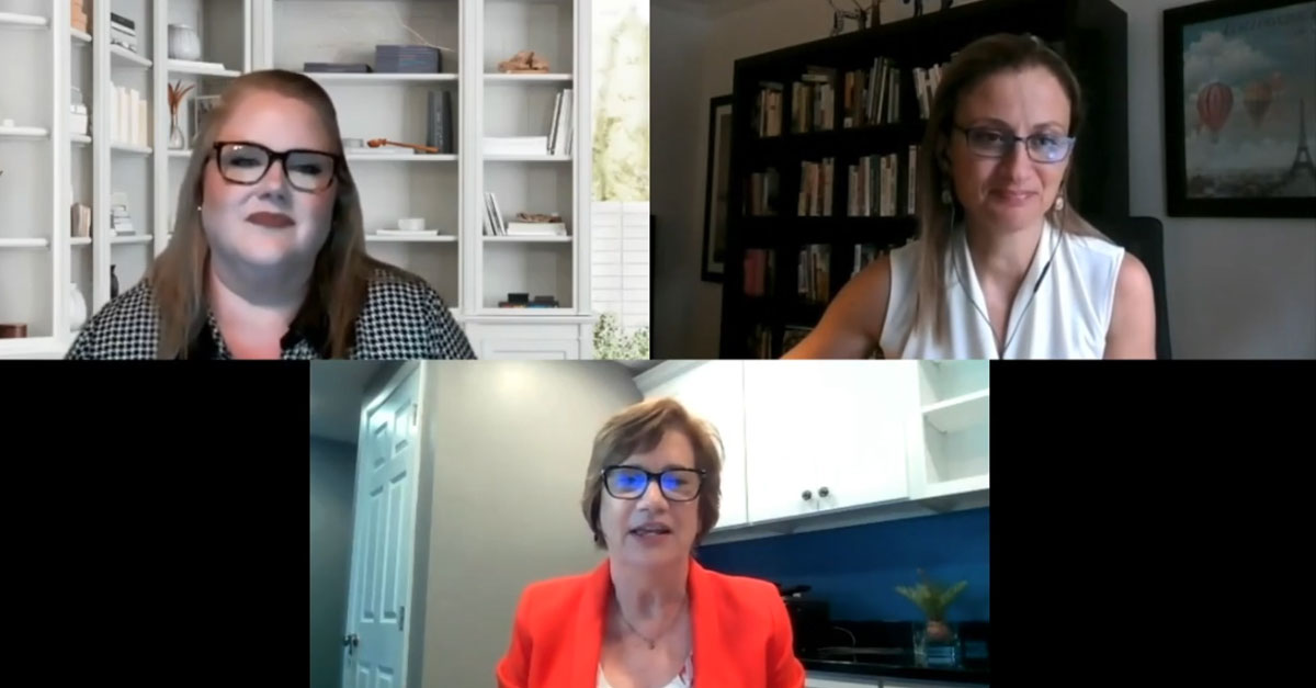Speakers during the HCI fall webinar on 4 practices for L&D digital transformation