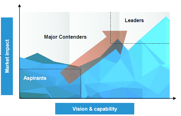 PEAK matrix of organizations