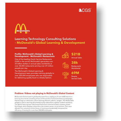 mcdonald's training and development case study