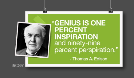CGS, Thomas A. Edison, thomas a. edison quotes
