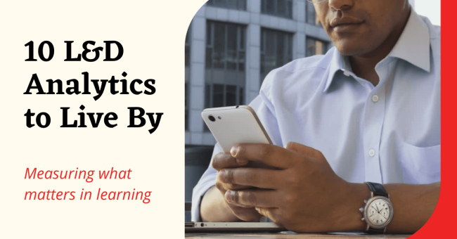 10 L&D analytics to live by 10 L&D analytics to live by graphic