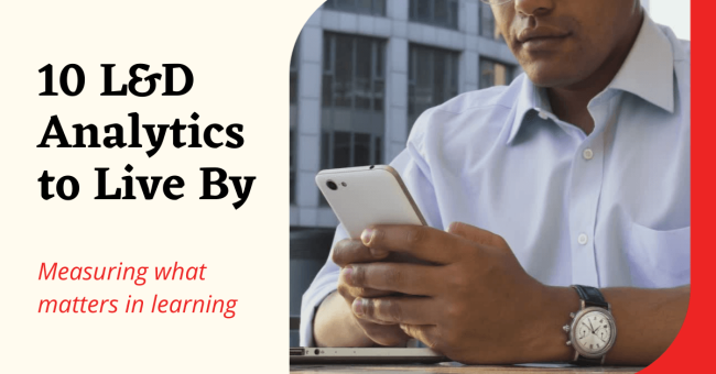 10 L&D analytics to live by graphic