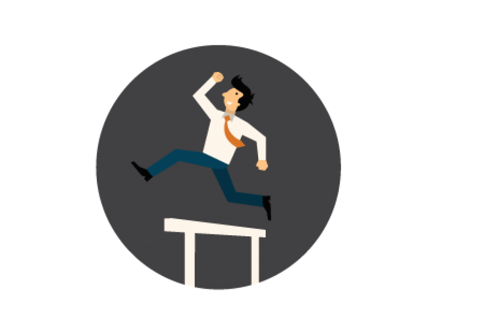 BPO business person hurdles BPO business person hurdles