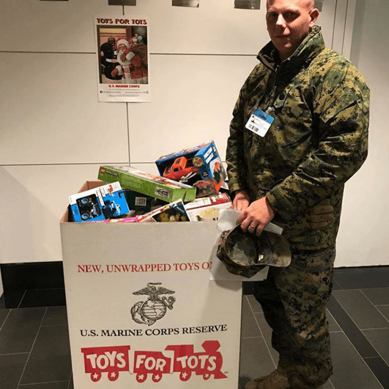 CGS employees donate presents to Toys for Tots